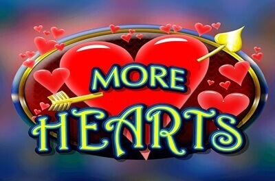 more hearts slot logo