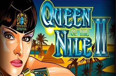 queen of the nile 2 slot logo