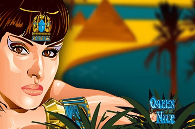 queen of the nile slot logo