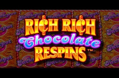 rich rich chocolate respins slot logo