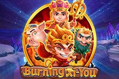 burning xi you slot logo