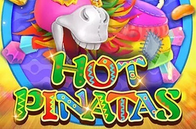 hot pinatas slot logo