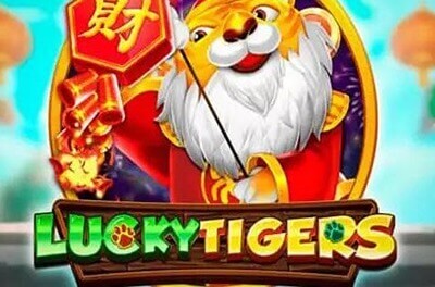 lucky tigers slot logo