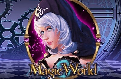 magic world slot logo