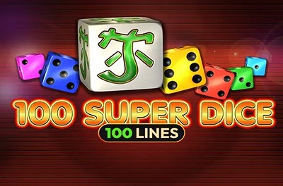 100 super dice slot logo
