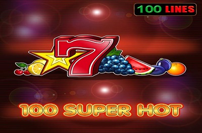100 super hot slot logo