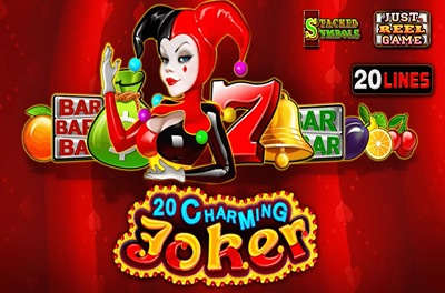 20 charming joker slot logo