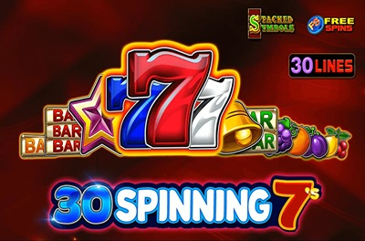 30 spinning 7 s slot logo