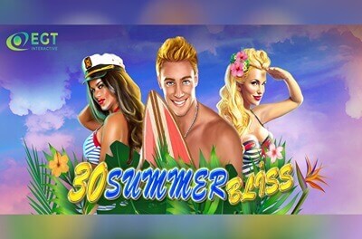 30 summer bliss slot logo