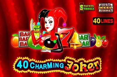 40 charming joker slot logo