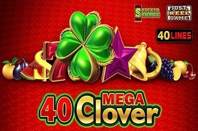 40 mega clover slot logo