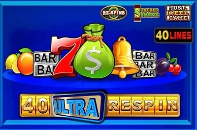 40 ultra respin slot logo
