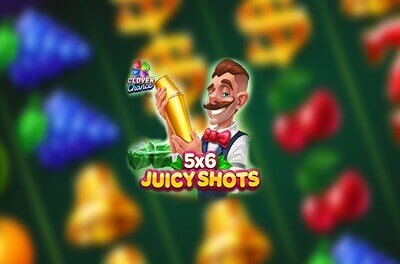 5x6 juicy shots slot logo