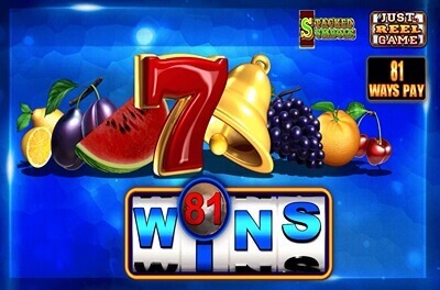 81 wins slot logo