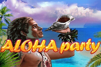 aloha party slot logo