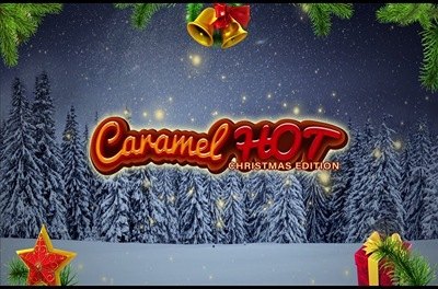 caramel hot christmas edition slot logo