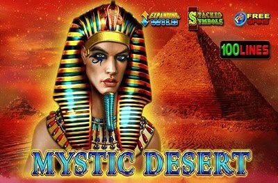 mystic desert slot logo