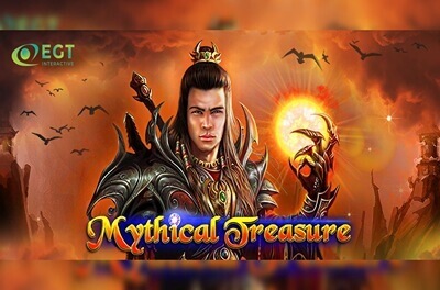 mythical treasure slot logo