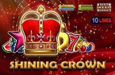 shining crown slot logo
