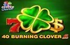 40 burning clover slot logo