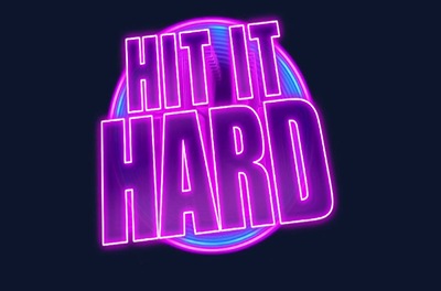 hit it hard slot logo