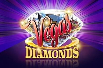 vegas diamonds slot logo