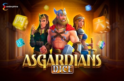 asgardians dice slot logo
