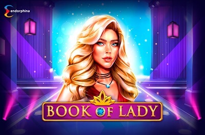 book of lady slot logo