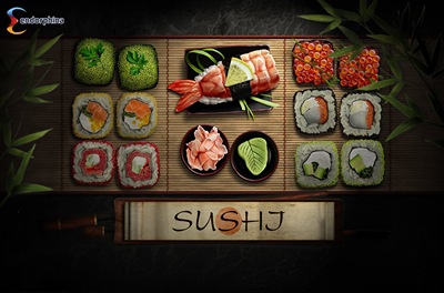 sushi slot logo