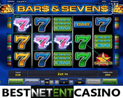 Bars and Sevens slot by Novomatic