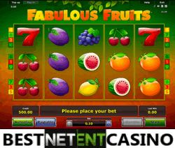 Fabulous Fruits slot by Novomatic