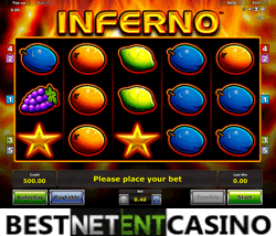 Inferno slot by Novomatic