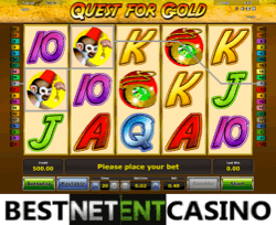 Quest for Gold slot by Novomatic