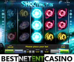 Shooting Stars slot by novomatic