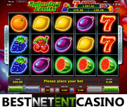 Spinning Fruits slot by Novomatic