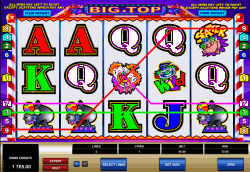 Играть бесплатно в игровой автомат Big Top