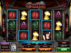 Играть бесплатно в игровой автомат Gothic