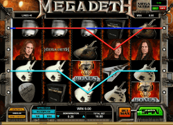 Играть бесплатно в игровой автомат Megadeth