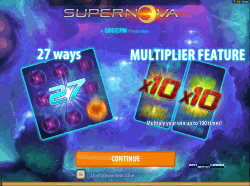 Играть бесплатно в игровой автомат Supernova