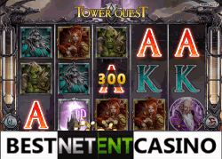 Выигрыш в игровом автомате Tower Quest
