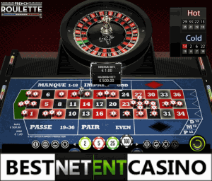 Play for free in French roulette