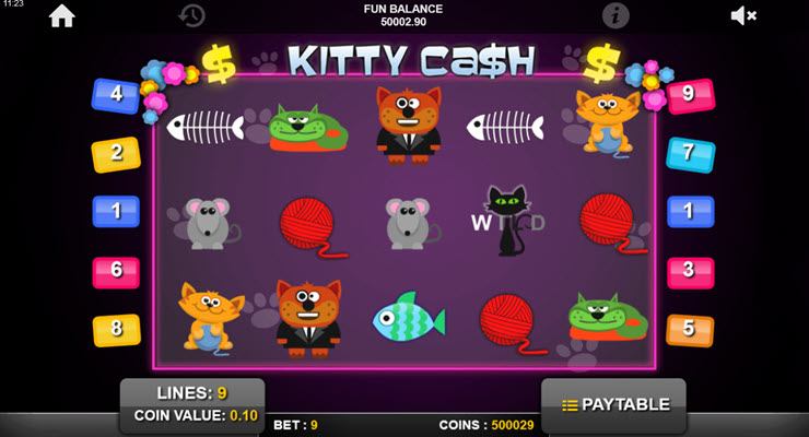 Kitty Cash Slot Gameplay