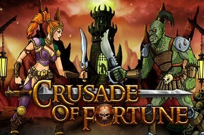 crusade of fortune slot logo
