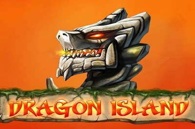 dragon island slot logo
