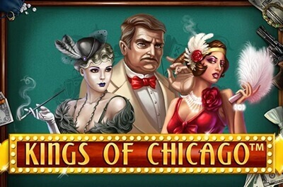 kings of chicago slot logo