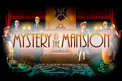 mystery at the mansion slot logo