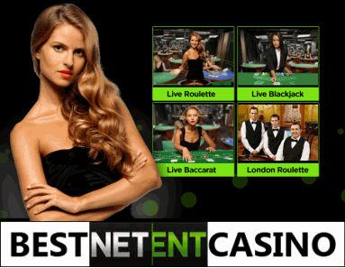 Блок живого казино от Netent