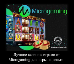 Лучшие казино с играми от Microgaming для игры на деньги 2024