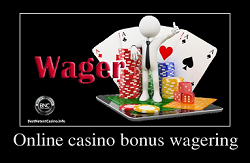 Online casino bonus wagering