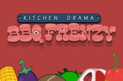 kitchen drama bbq frenzy slot logo